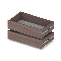 МАРТИН Шкаф-купе с зеркалом Шимо темный (2200*450) М422 в Кургане - kurgan.mebel24.online | фото 3