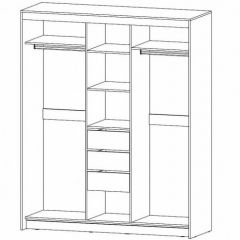 РИВЬЕРА Шкаф-купе 3х створчатый в Кургане - kurgan.mebel24.online | фото 2