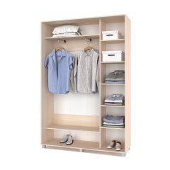 РОЛАНД Шкаф-купе Млечный дуб (450*1500) Р451 в Кургане - kurgan.mebel24.online | фото 3