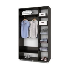 РОЛАНД Шкаф-купе с зеркалами Венге (450*1300) Р433 в Кургане - kurgan.mebel24.online | фото 3