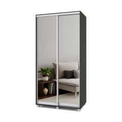 РОЛАНД Шкаф-купе с зеркалами Венге (450*1100) Р413 в Кургане - kurgan.mebel24.online | фото 2