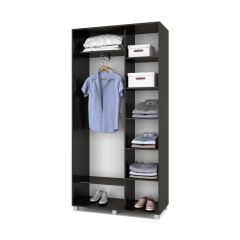РОЛАНД Шкаф-купе с зеркалами Венге (450*1100) Р413 в Кургане - kurgan.mebel24.online | фото 3