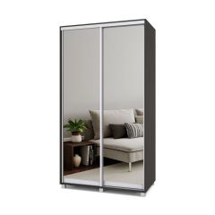 РОЛАНД Шкаф-купе с зеркалами Венге (450*1200) Р423 в Кургане - kurgan.mebel24.online | фото 2