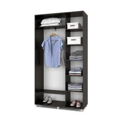 РОЛАНД Шкаф-купе с зеркалами Венге (450*1200) Р423 в Кургане - kurgan.mebel24.online | фото 3
