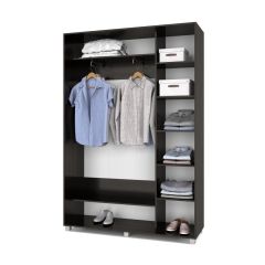 РОЛАНД Шкаф-купе с зеркалами Венге (450*1500) Р453 в Кургане - kurgan.mebel24.online | фото 3
