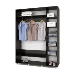 РОЛАНД Шкаф-купе с зеркалами Венге (450*1700) Р473 в Кургане - kurgan.mebel24.online | фото 2