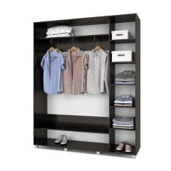РОЛАНД Шкаф-купе с зеркалами Венге (450*1800) Р483 в Кургане - kurgan.mebel24.online | фото 2