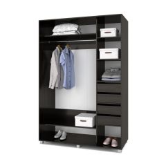 РОЛАНД Шкаф-купе с зеркалами Венге (600*1400) Р643 в Кургане - kurgan.mebel24.online | фото 4