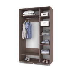 РОЛАНД Шкаф-купе с зеркалом Шимо темный (600*1300) Р632 в Кургане - kurgan.mebel24.online | фото 2