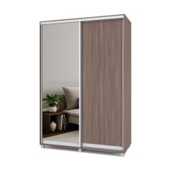 РОЛАНД Шкаф-купе с зеркалом Шимо темный (600*1500) Р652 в Кургане - kurgan.mebel24.online | фото