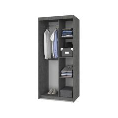 ТОМАС Шкаф-купе Камень темный - Ирландский дуб Т21 в Кургане - kurgan.mebel24.online | фото 2