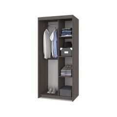 ТОМАС Шкаф-купе с зеркалом Анкор темный/светлый Т22 в Кургане - kurgan.mebel24.online | фото 2