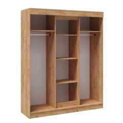 Шкаф-купе ТВИСТ Белый/Дуб юкон в Кургане - kurgan.mebel24.online | фото 2