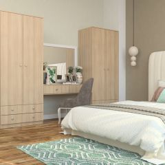 Шкаф Нина (М6) Ясень шимо светлый в Кургане - kurgan.mebel24.online | фото