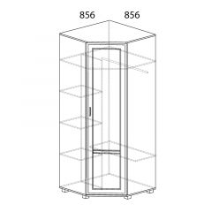 Шкаф угловой №243 Белла в Кургане - kurgan.mebel24.online | фото 2