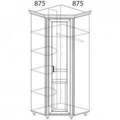 Шкаф угловой №862 "Ралли" (Угол 875*875) в Кургане - kurgan.mebel24.online | фото 2