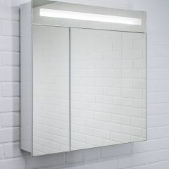 Шкаф-зеркало Аврора 60 с подсветкой LED Домино (DV8005HZ) в Кургане - kurgan.mebel24.online | фото 6