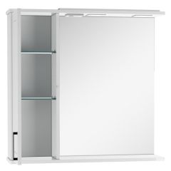 Шкаф-зеркало Charlie 80 левый Домино (DCh2516HZ) в Кургане - kurgan.mebel24.online | фото 2