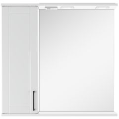 Шкаф-зеркало Charlie 80 левый Домино (DCh2516HZ) в Кургане - kurgan.mebel24.online | фото 4