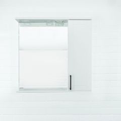 Шкаф-зеркало Charlie 80 правый Домино (DCh2520HZ) в Кургане - kurgan.mebel24.online | фото 5