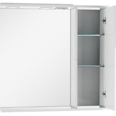 Шкаф-зеркало Charlie 80 правый Домино (DCh2520HZ) в Кургане - kurgan.mebel24.online | фото 2