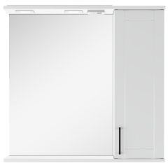 Шкаф-зеркало Charlie 80 правый Домино (DCh2520HZ) в Кургане - kurgan.mebel24.online | фото 4