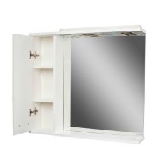 Шкаф-зеркало Cube 65 Эл. ЛЕВЫЙ Домино (DC5006HZ) в Кургане - kurgan.mebel24.online | фото 3