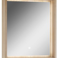 Шкаф-зеркало Nice 60 с подсветкой Домино (DN4706HZ) в Кургане - kurgan.mebel24.online | фото