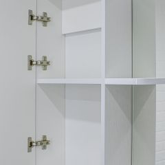 Шкаф-зеркало Норма 2-50 левый АЙСБЕРГ (DA1607HZ) в Кургане - kurgan.mebel24.online | фото 7