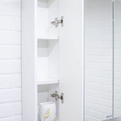 Шкаф-зеркало Оскар 70 Идеал левый/правый Домино (DI44179HZ) в Кургане - kurgan.mebel24.online | фото 8