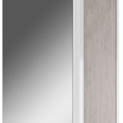 Шкаф-зеркало Uno 60 Дуб серый левый/правый Домино (DU1503HZ) в Кургане - kurgan.mebel24.online | фото