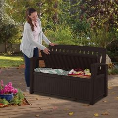 Скамья Patio Bench коричневый в Кургане - kurgan.mebel24.online | фото 2