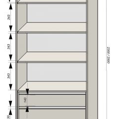 Спальня Серый камень + Кровать (серии «ГЕСТИЯ») в Кургане - kurgan.mebel24.online | фото 9