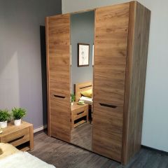 АФИНА Спальный гарнитур Дуб Крафт (модульная) в Кургане - kurgan.mebel24.online | фото 8