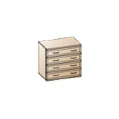 Спальня Карина композиция 5 (Ясень Асахи) в Кургане - kurgan.mebel24.online | фото 3