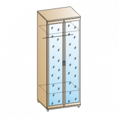 Спальня Мелисса композиция 2 (Ясень Асахи) в Кургане - kurgan.mebel24.online | фото 2