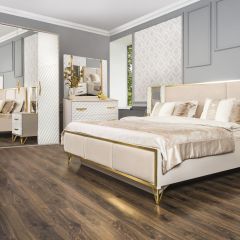 Спальня модульная Lara (белый глянец) в Кургане - kurgan.mebel24.online | фото