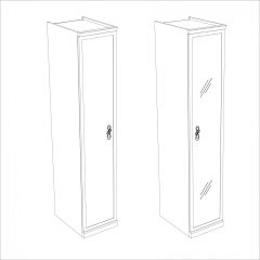 Спальня модульная Мишель (белый матовый/экокожа) в Кургане - kurgan.mebel24.online | фото 8