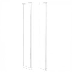 Спальня модульная Мишель (белый матовый/экокожа) в Кургане - kurgan.mebel24.online | фото 15