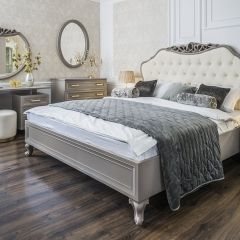 Спальня Мокко 4-х ств 1800 (серый камень) в Кургане - kurgan.mebel24.online | фото 7