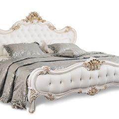 Спальня Натали 5-ти ств (белый глянец/экокожа) в Кургане - kurgan.mebel24.online | фото 3