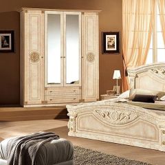 Спальня Рома (комплект 4 дв.) беж в Кургане - kurgan.mebel24.online | фото