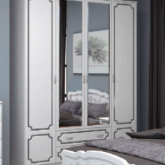 ЛАК Спальный гарнитур (модульный) белый в Кургане - kurgan.mebel24.online | фото 6