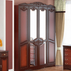 ЛОТОС Спальный гарнитур (модульный) орех лак в Кургане - kurgan.mebel24.online | фото 8