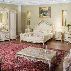 Спальный гарнитур Мона Лиза (крем) в Кургане - kurgan.mebel24.online | фото