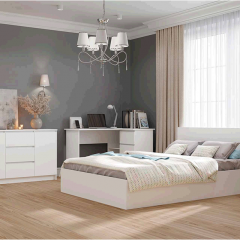 МОРИ Спальный гарнитур (белый) в Кургане - kurgan.mebel24.online | фото 19