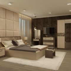 Спальный гарнитур Николь (модульный) в Кургане - kurgan.mebel24.online | фото