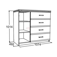 Спальный гарнитур Ольга-13 (модульный) в Кургане - kurgan.mebel24.online | фото 14