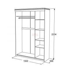 Спальный гарнитур Ольга-13 (модульный) в Кургане - kurgan.mebel24.online | фото 23