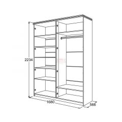 Спальный гарнитур Ольга-13 (модульный) в Кургане - kurgan.mebel24.online | фото 31
